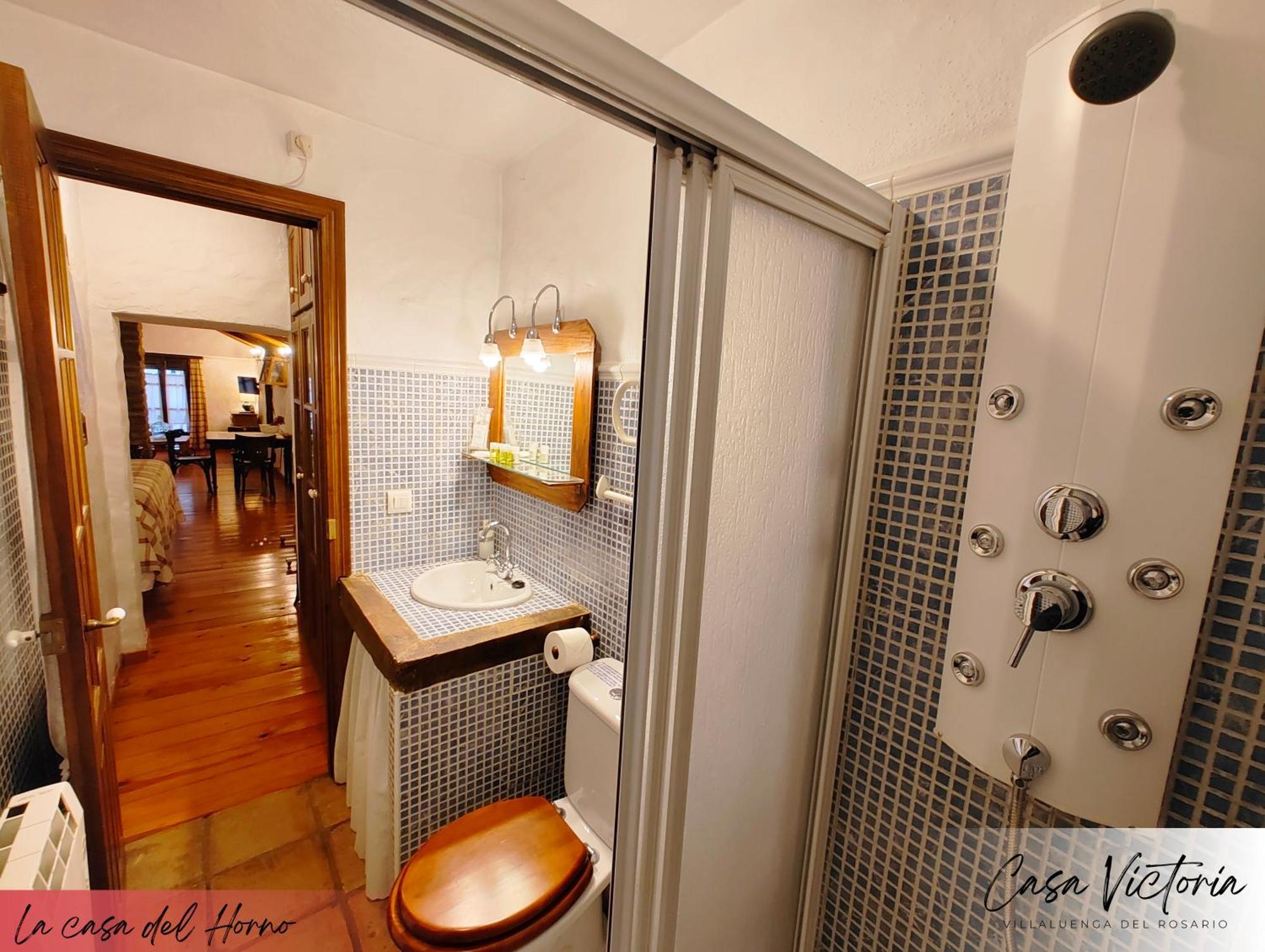 Conjunto Rural Casa Victoria Pensionat Villaluenga Del Rosario Exteriör bild