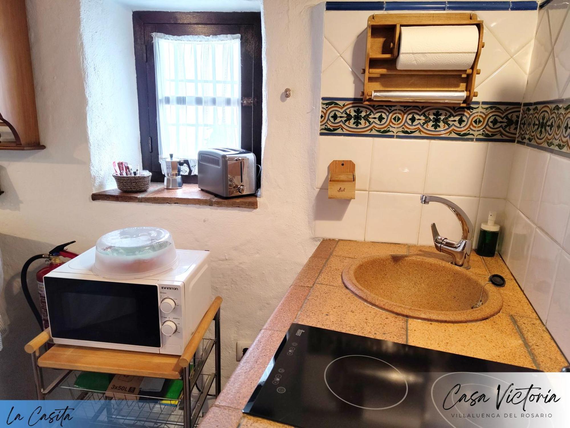 Conjunto Rural Casa Victoria Pensionat Villaluenga Del Rosario Exteriör bild